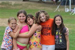 girls at camp